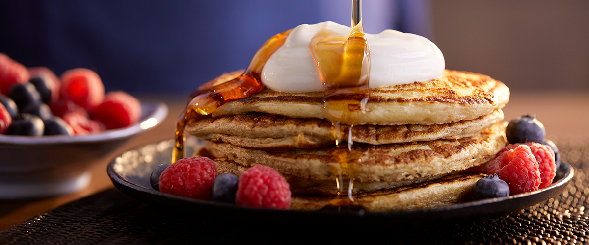 Pancakes con yogurt 