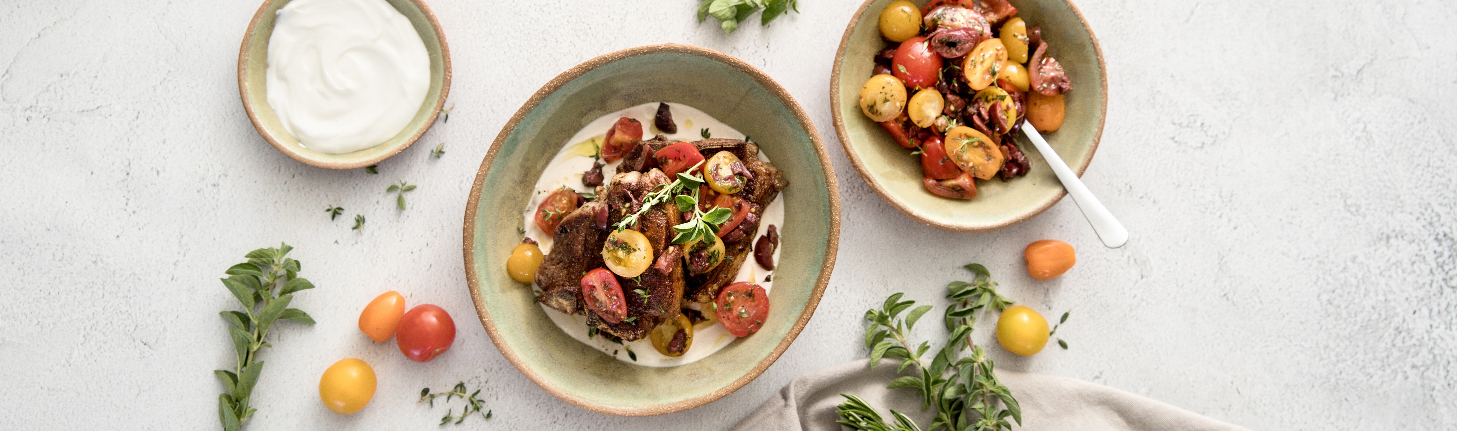 Costine di agnello con tahini