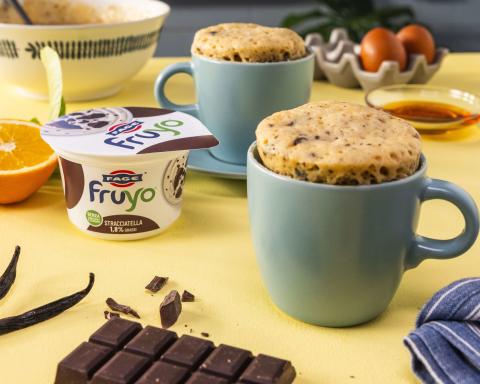 Mugcake con Fruyo stracciatella