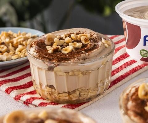 Porridge Tiramisù con Fruyo al caffè